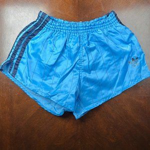 Vintage Blue Adidas Soccer Shorts